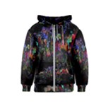 Grunge Paint Splatter Splash Ink Kids  Zipper Hoodie