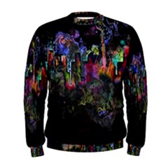 Grunge Paint Splatter Splash Ink Men s Sweatshirt by Wegoenart