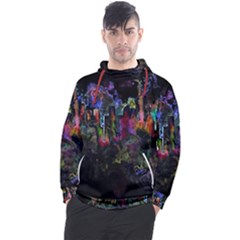 Grunge Paint Splatter Splash Ink Men s Pullover Hoodie by Wegoenart