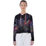 Grunge Paint Splatter Splash Ink Women s Slouchy Sweat