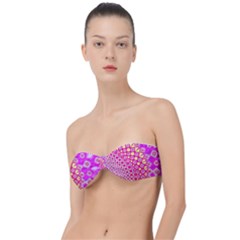 Digital Arts Fractals Futuristic Pink Classic Bandeau Bikini Top  by Nexatart