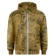 Pcb Printed Circuit Board Men s Zipper Hoodie by Vaneshart