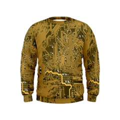 Pcb Printed Circuit Board Kids  Sweatshirt by Vaneshart