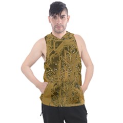 Pcb Printed Circuit Board Men s Sleeveless Hoodie by Vaneshart