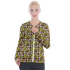 Hawaii Ghost Brown Casual Zip Up Jacket by snowwhitegirl