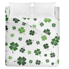 St Patricks Day Pattern Duvet Cover Double Side (queen Size) by Valentinaart