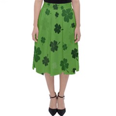 St Patricks Day Classic Midi Skirt by Valentinaart