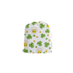 St Patricks Day Drawstring Pouch (xs) by Valentinaart