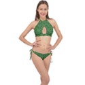 St patricks day Cross Front Halter Bikini Set View1