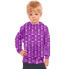 Digital Violet Kids  Hooded Pullover by Sparkle