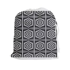 Mandala Pattern Drawstring Pouch (2xl) by Sparkle