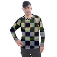 Circle Checks Men s Pique Long Sleeve Tee