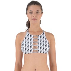 Shiny Knot Perfectly Cut Out Bikini Top by Sparkle