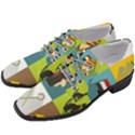 Egypt Travel Items Icons Set Flat Style Women Heeled Oxford Shoes View2