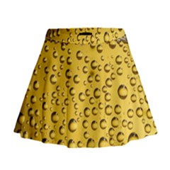 Beer Bubbles Mini Flare Skirt by Wegoenart