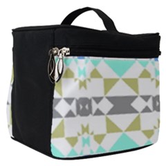 Multicolored Geometric Pattern Make Up Travel Bag (small) by dflcprintsclothing