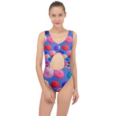 Rainbow Umbrella Center Cut Out Swimsuit by Sparkle