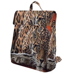 Nature With Tiger Flap Top Backpack by Sparkle