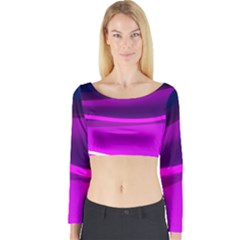 Neon Wonder  Long Sleeve Crop Top by essentialimage