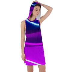 Neon Wonder  Racer Back Hoodie Dress