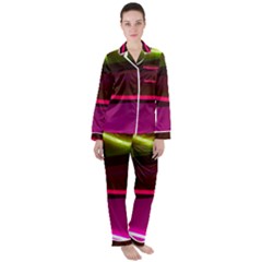 Neon Wonder Satin Long Sleeve Pyjamas Set by essentialimage