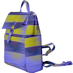 Blue Strips Buckle Everyday Backpack by Sparkle