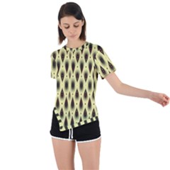 Mirrors Asymmetrical Short Sleeve Sports Tee