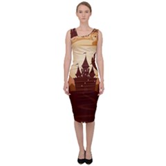 Beautiful Castle Sleeveless Pencil Dress by Vaneshart