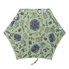 Hand Drawn Pattern School Mini Folding Umbrellas by Vaneshart