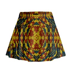 Yuppie And Hippie Art With Some Bohemian Style In Mini Flare Skirt by pepitasart