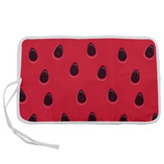 Seamless Watermelon Surface Texture Pen Storage Case (m) by Vaneshart