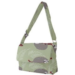 Sloths Pattern Design Full Print Messenger Bag (s) by Vaneshart