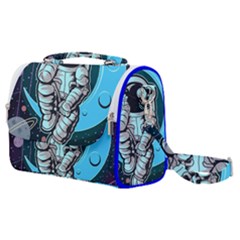 Astronaut Full Color Satchel Shoulder Bag by Vaneshart