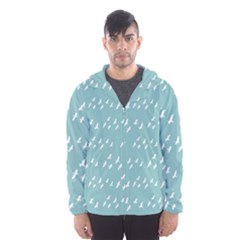 Group Of Birds Flying Graphic Pattern Men s Hooded Windbreaker by dflcprintsclothing