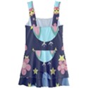 Owl Stars Pattern Background Kids  Layered Skirt Swimsuit View2