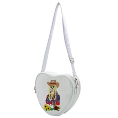 Cowgirl Sugar Skull Heart Shoulder Bag