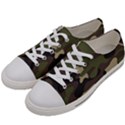 Texture military camouflage-repeats seamless army green hunting Women s Low Top Canvas Sneakers View2