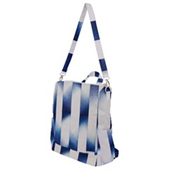 Blue Strips Crossbody Backpack by Sparkle