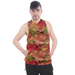 Spring Leafs Men s Sleeveless Hoodie