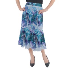 Sea Anemone  Midi Mermaid Skirt by CKArtCreations