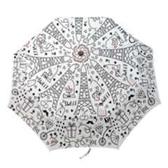 Big-collection-with-hand-drawn-objects-valentines-day Folding Umbrellas by Vaneshart