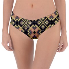 Seamless-mexican-pattern Reversible Classic Bikini Bottoms by Vaneshart