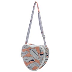 Floral-seamless-pattern-with-leaves-tropical-background Heart Shoulder Bag