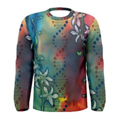 Flower Dna Men s Long Sleeve Tee by RobLilly