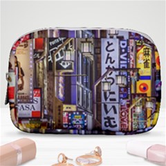 Shinjuku District Urban Night Scene, Tokyo Japan Make Up Pouch (small) by dflcprintsclothing