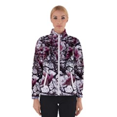 Saucer Magnolia Tree Winter Jacket by okhismakingart