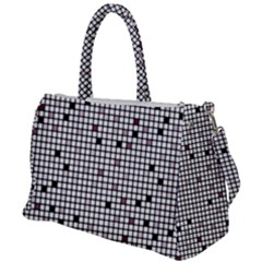 Pattern Petit Carreaux Duffel Travel Bag