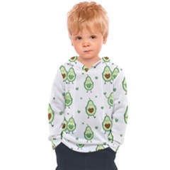 Cute Seamless Pattern With Avocado Lovers Kids  Overhead Hoodie by BangZart