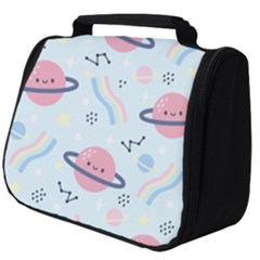 Cute Planet Space Seamless Pattern Background Full Print Travel Pouch (big) by BangZart