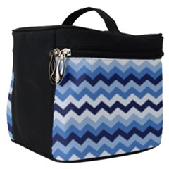 Zigzag Pattern Seamless Zig Zag Background Color Make Up Travel Bag (small) by BangZart